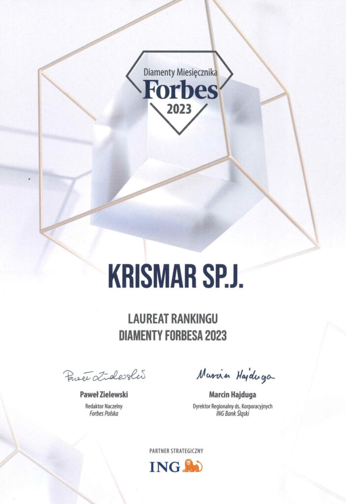 diamenty Forbes 2023 Krismar Kielce